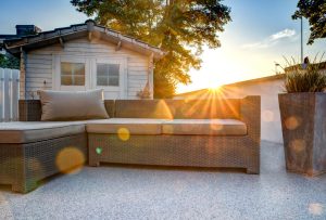 Steinteppich Terrasse Referenz